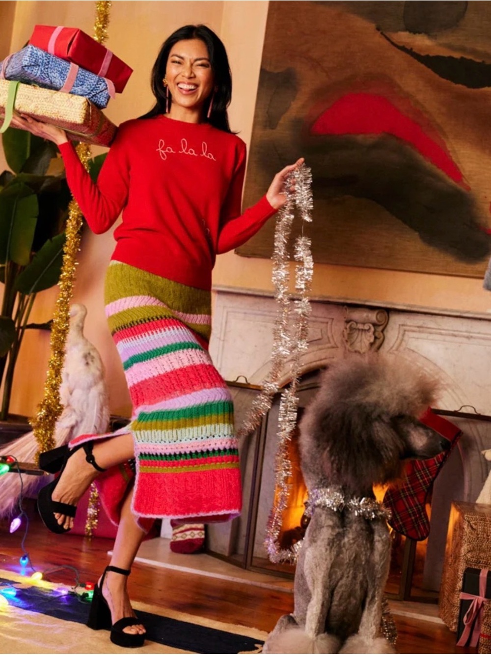 Lingua Franca Falala Crewneck Cashmere Sweater Medium (worn once)